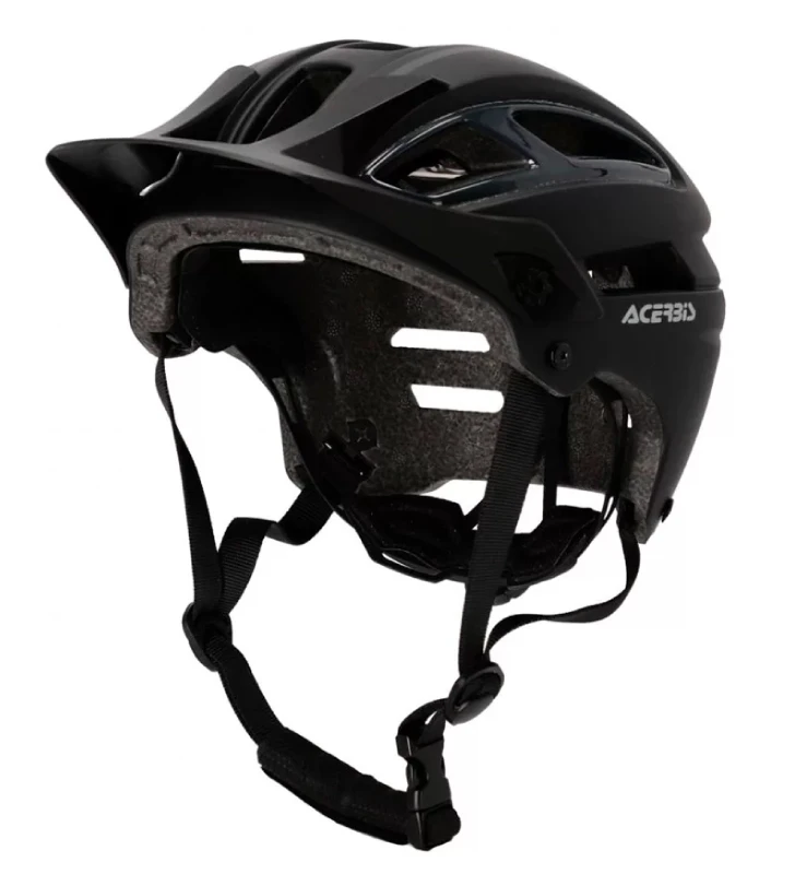 ACERBIS Casco MTB DoubleP Negro / Gris - Imagen 2