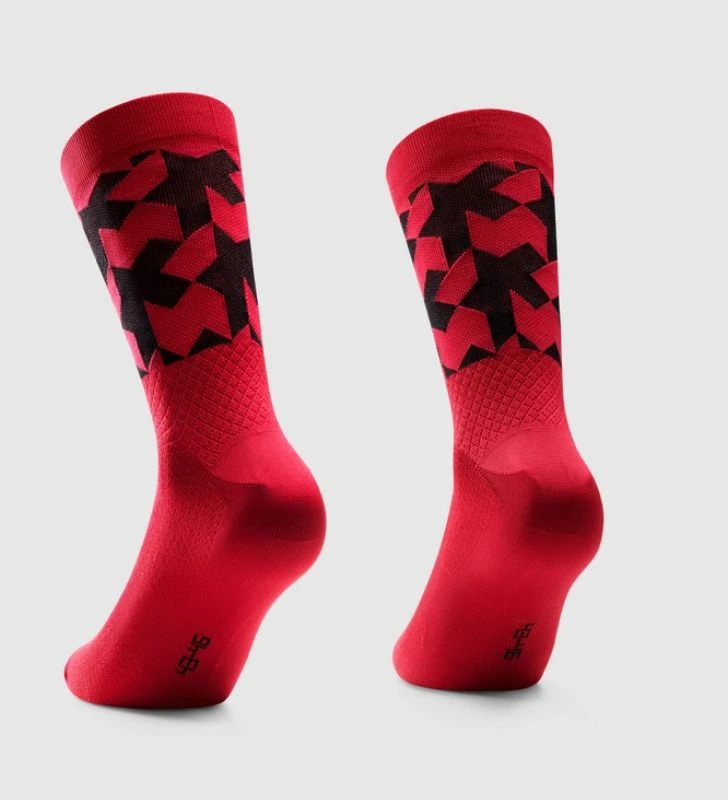 ASSOS Calcetines Monogram Socks EVO Katana Red - Imagen 2