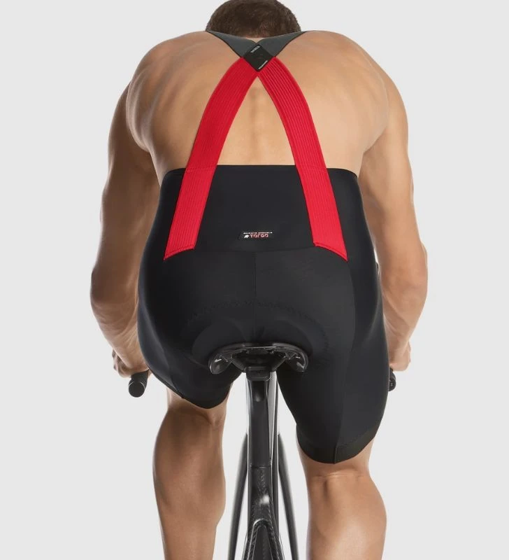 ASSOS Culotte Corto Equipe RS Bib Shorts S9 Targa Katana Red - Imagen 4