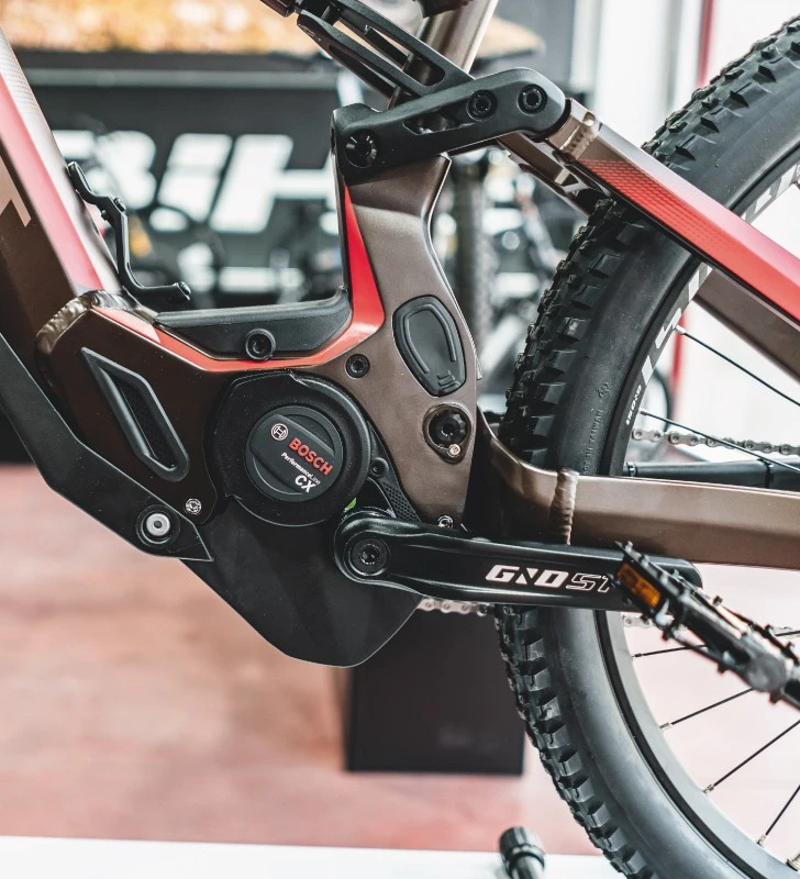 GHOST Hybride ASX Essential 130 Marrón / Rojo - Imagen 3