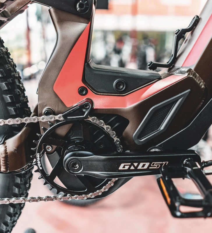 GHOST Hybride ASX Essential 130 Marrón / Rojo - Imagen 5