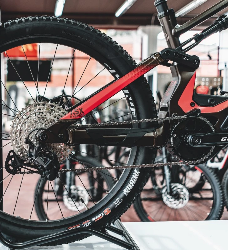 GHOST Hybride ASX Essential 130 Marrón / Rojo - Imagen 6