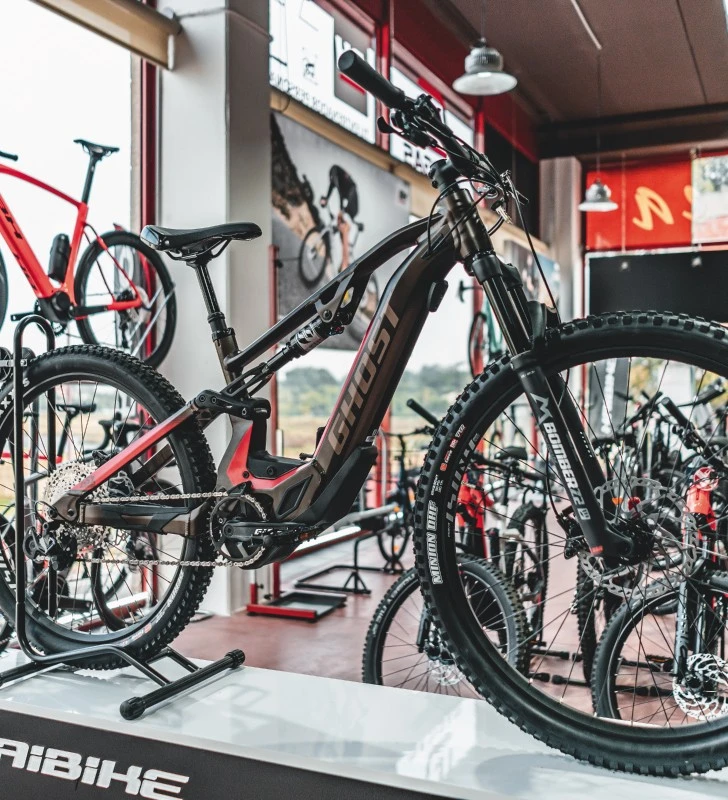 GHOST Hybride ASX Essential 130 Marrón / Rojo - Imagen 8