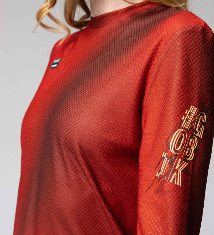 GOBIK Camiseta Mujer Manga Larga Terrain - Rooibos - Imagen 6