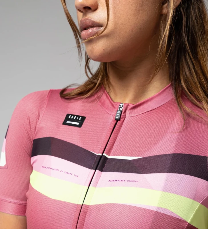 GOBIK Maillot Mujer Manga Corta Stark - Rapture Rose - Imagen 4