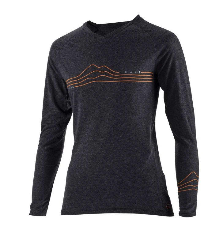 LEATT Camiseta MTB AllMtn 3.0 Mujer Negro