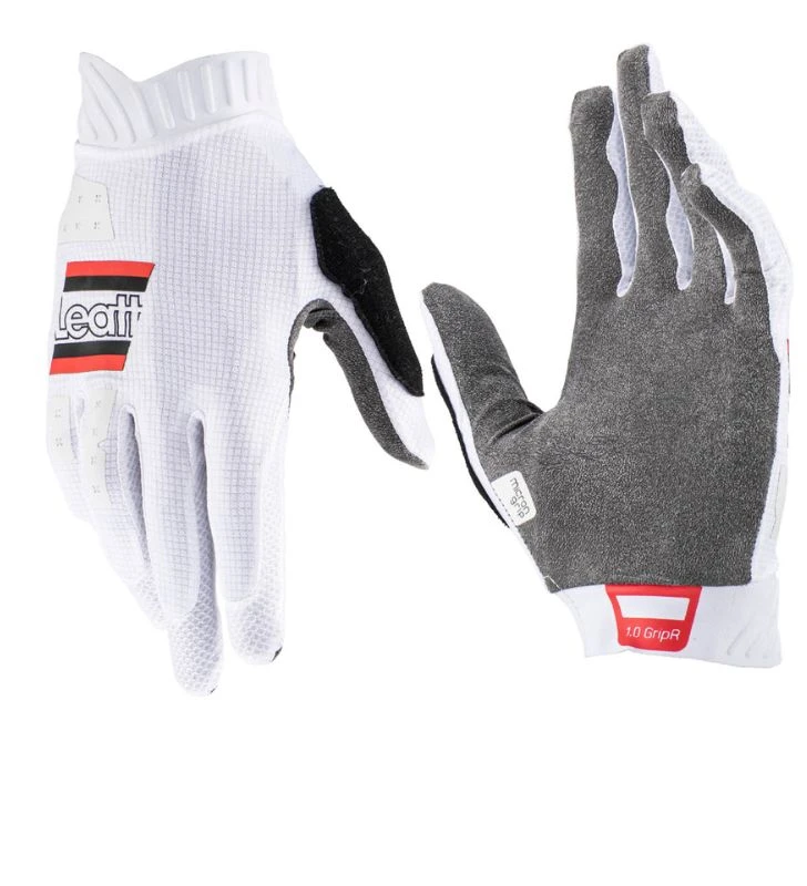 LEATT Guantes MTB 1.0 GripR Blanco