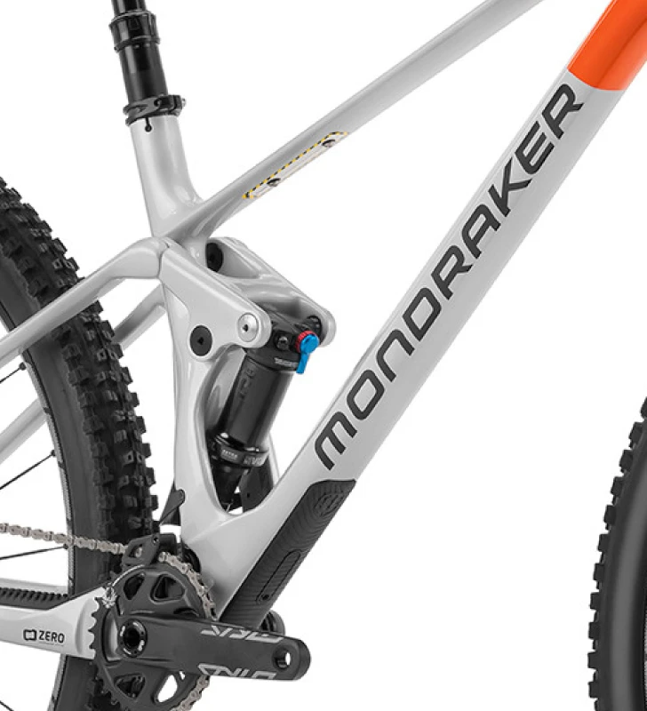 MONDRAKER Raze Carbon R 2023 Blanco / Naranja - Imagen 5