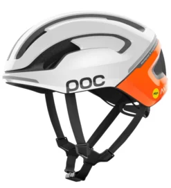 POC Casco Carretera Omne Air MIPS Blanco / Naranja