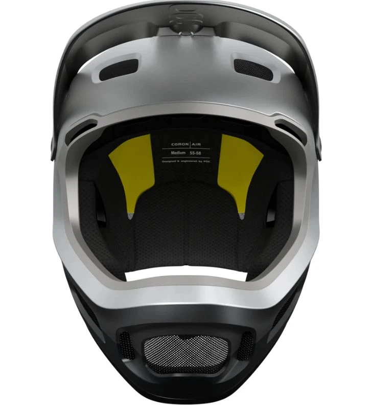 POC Casco MTB Coron Air Mips Plata / Negro - Imagen 2