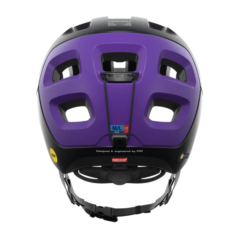 POC Casco MTB Tectal Race Mips Negro / Morado - Imagen 4