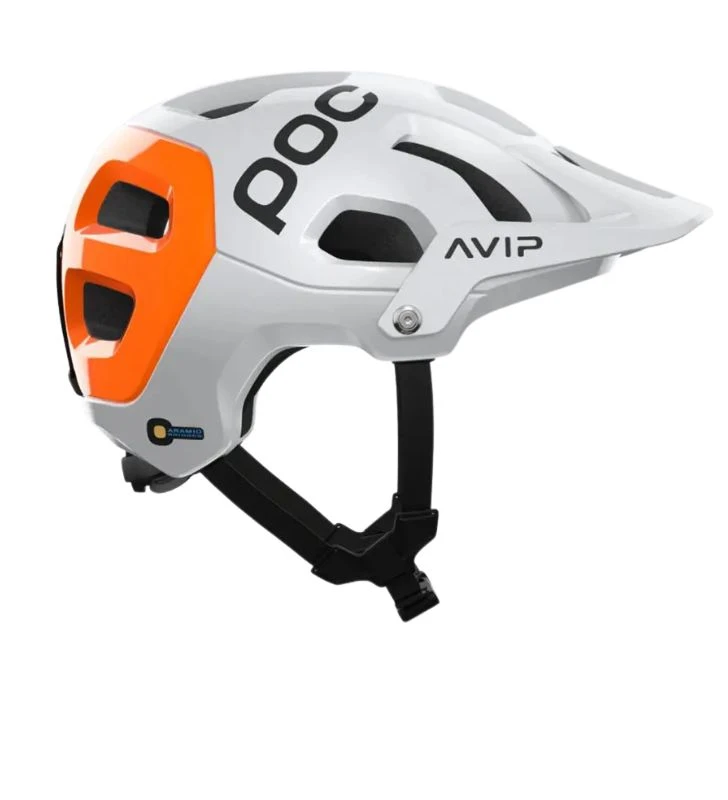 POC Casco MTB Tectal Race Mips NFC Blanco / Naranja - Imagen 2