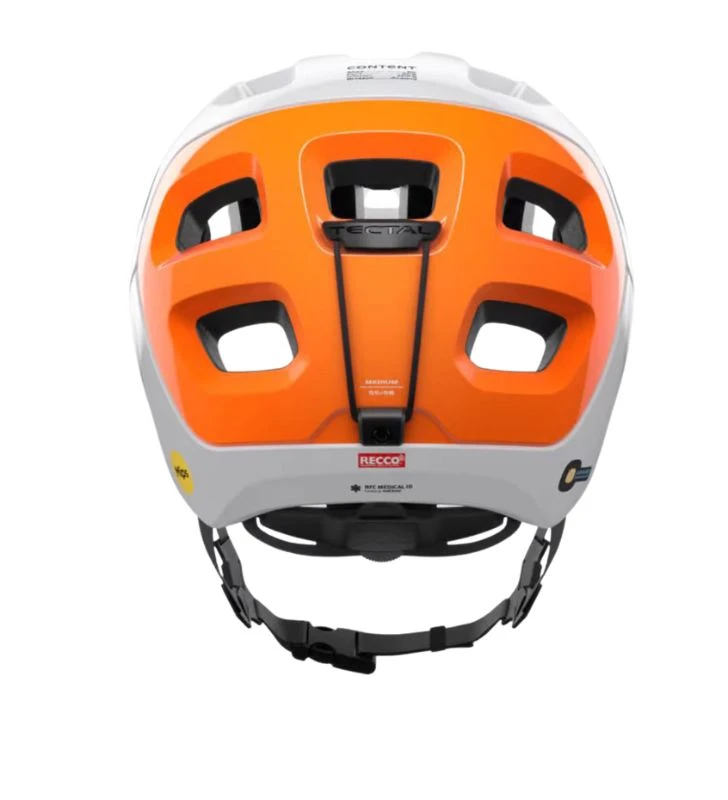 POC Casco MTB Tectal Race Mips NFC Blanco / Naranja - Imagen 4
