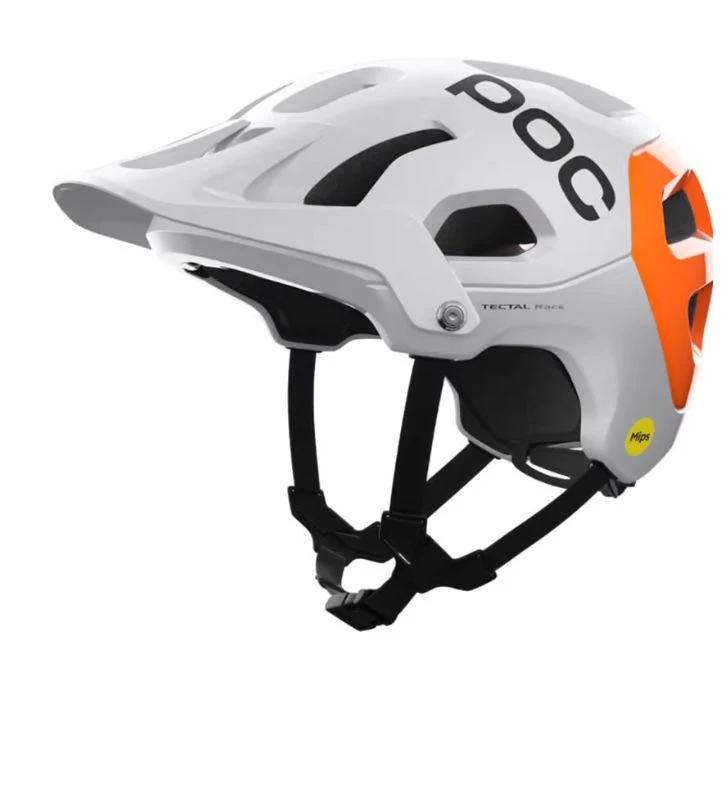 POC Casco MTB Tectal Race Mips NFC Blanco / Naranja