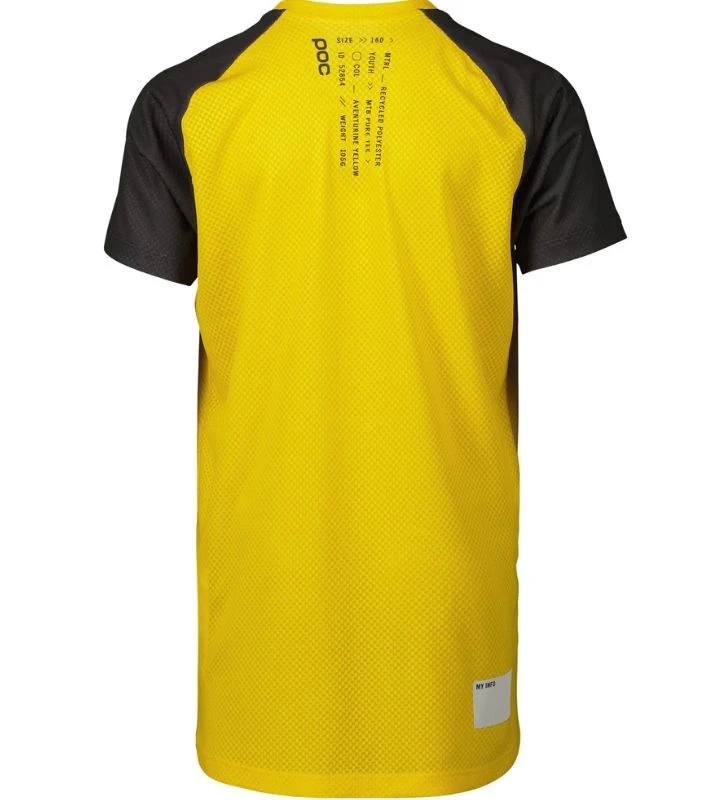 POC Maillot Junior Essential MTB Amarillo - Imagen 2