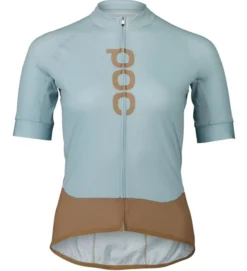 POC Maillot Manga Corta Mujer Essential Road Logo Azul / Marrón