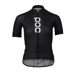 POC Maillot Manga Corta Mujer Essential Road Logo Negro