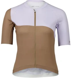 POC Maillot Manga Corta Mujer Essential Road Print Morado / Marrón