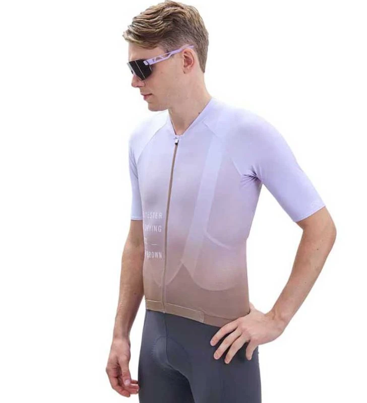 POC Maillot Manga Corta Pristine Print Marrón / Morado - Imagen 3