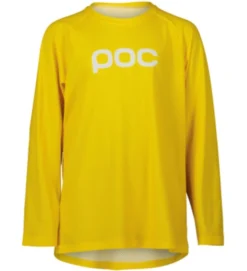 POC Maillot Manga Larga Junior Essential MTB Amarillo