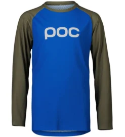 POC Maillot Manga Larga Junior Essential MTB Azul / Verde