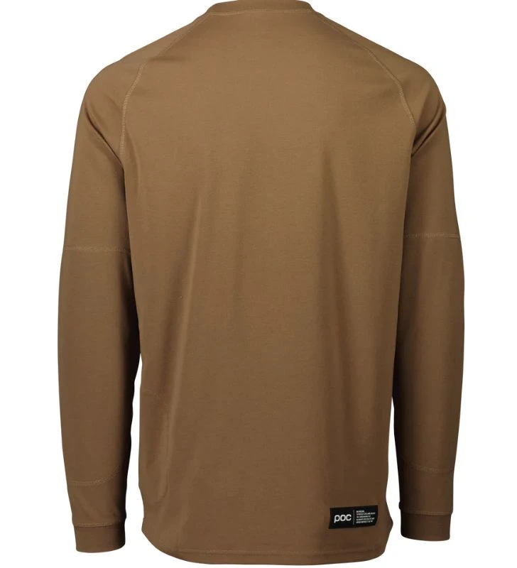 POC Maillot Manga Larga Poise Crew Neck Marrón - Imagen 2
