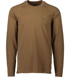 POC Maillot Manga Larga Poise Crew Neck Marrón