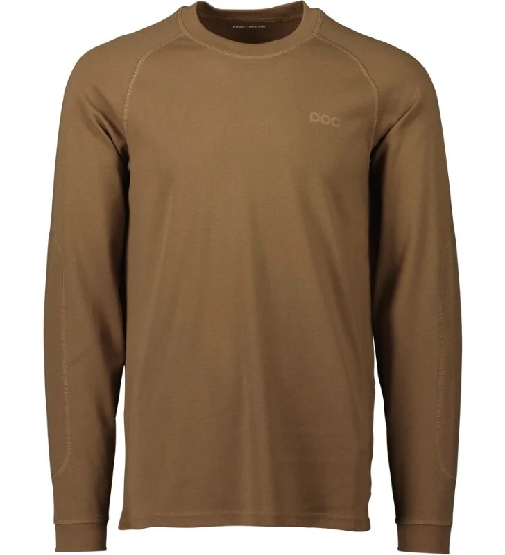 POC Maillot Manga Larga Poise Crew Neck Marrón